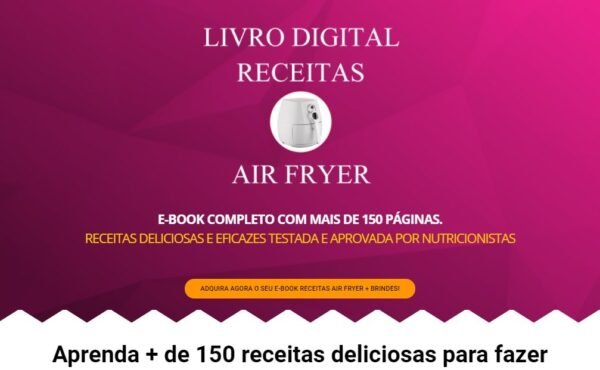 e-Book PLR Receitas para Airfryer